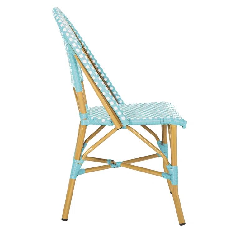 Casidy Polyethylene (PE) Wicker Wicker Outdoor Dining Side Chair
