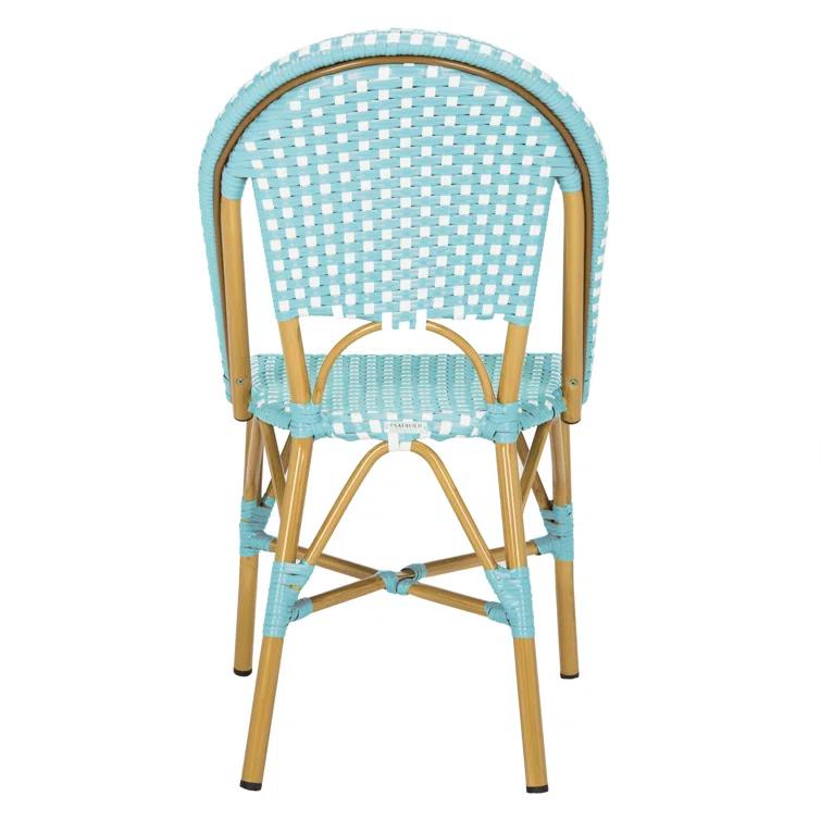 Casidy Polyethylene (PE) Wicker Wicker Outdoor Dining Side Chair