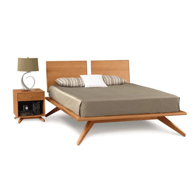 Astrid Solid Wood Platform Bed