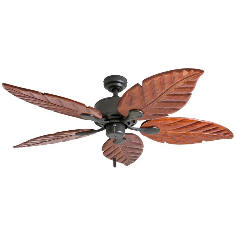 Honeywell 52" Royal Palm Tropical 5 Blade Ceiling Fan