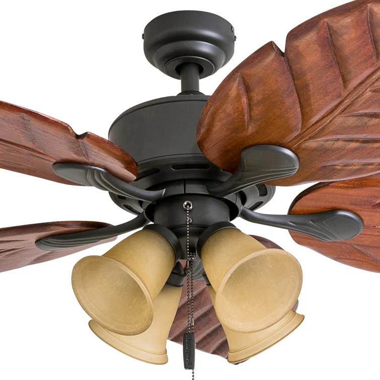 Honeywell 52" Royal Palm Tropical 5 Blade Ceiling Fan