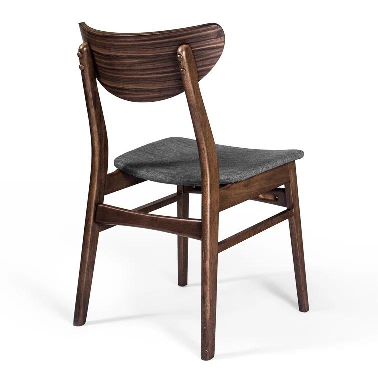 Hartford Dining Chair in Warm Gray/Walnut