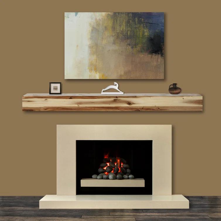 Acacia Fireplace Mantel Shelf