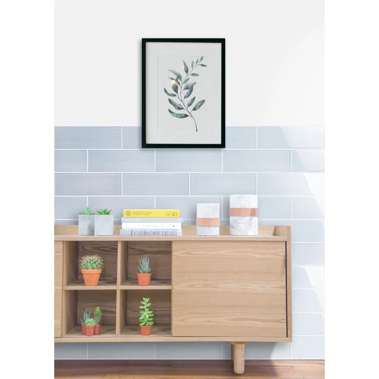 Premium Hand Painted 4" x 12" Straight Edge Glass Subway Tile