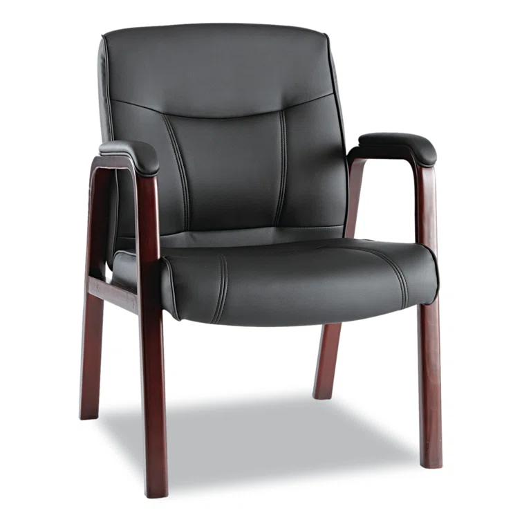 Alera® Waiting Room Chair with Wood Frame