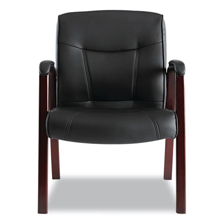 Alera® Waiting Room Chair with Wood Frame