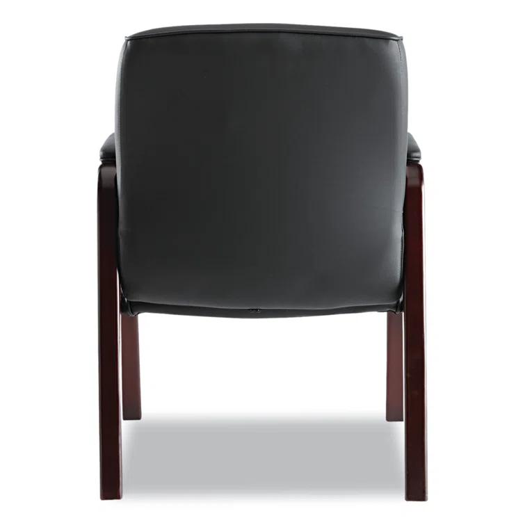 Alera® Waiting Room Chair with Wood Frame