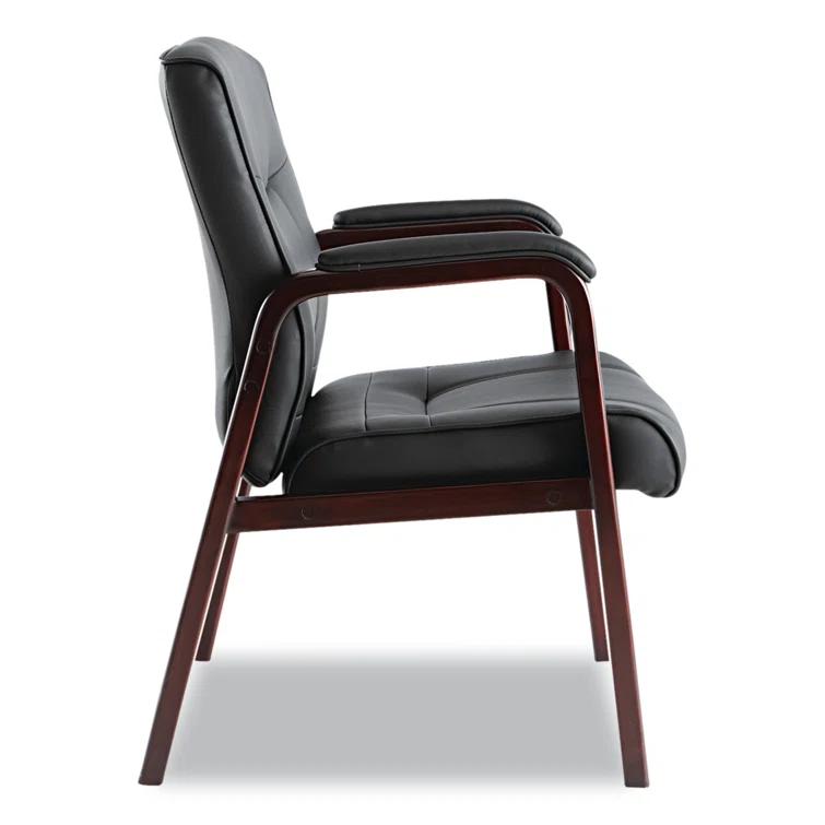 Alera® Waiting Room Chair with Wood Frame