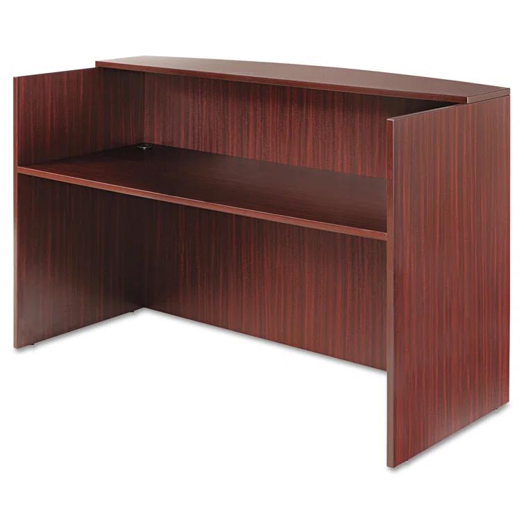 Valencia Series Rectangle Synthetic Laminate Reception Desk