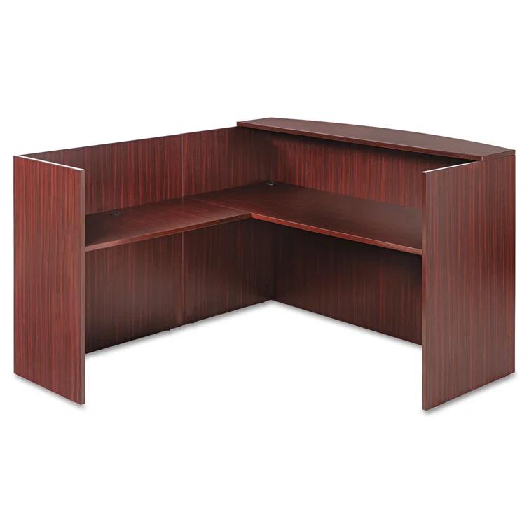 Valencia Series Rectangle Synthetic Laminate Reception Desk