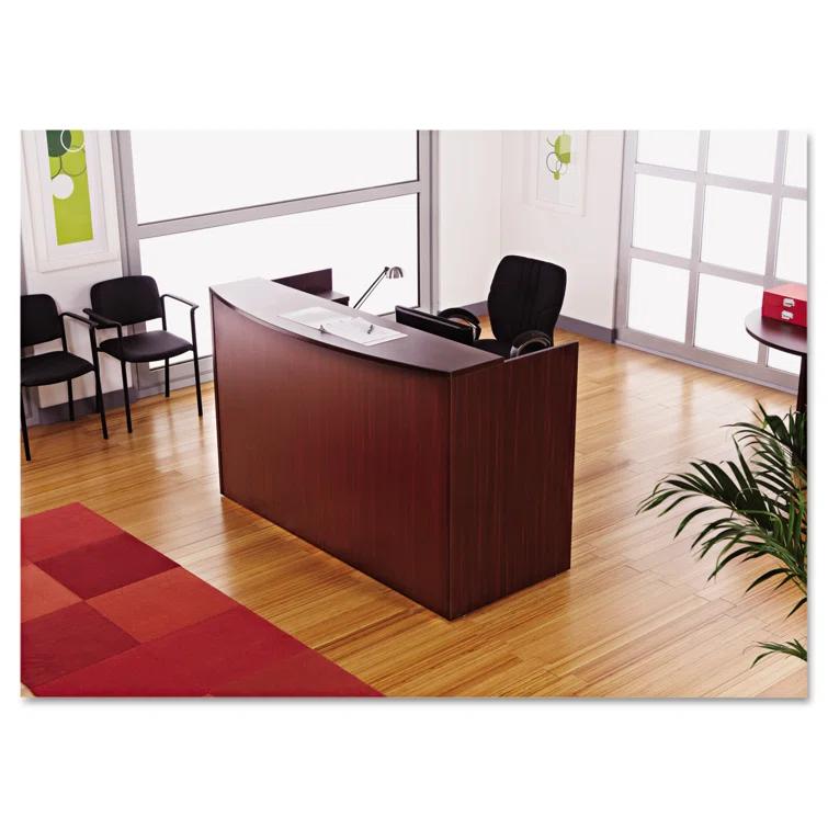 Valencia Series Rectangle Synthetic Laminate Reception Desk