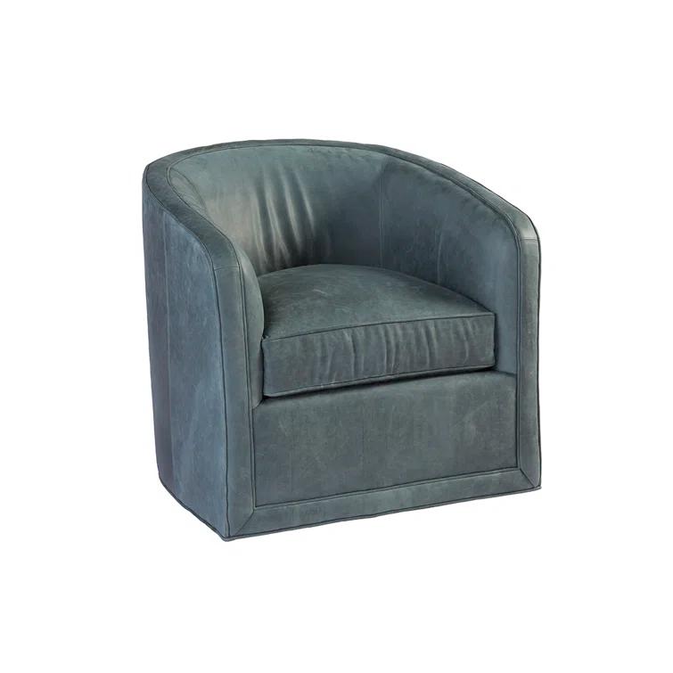 Tommy Bahama Home Los Altos Colton Leather Swivel Chair