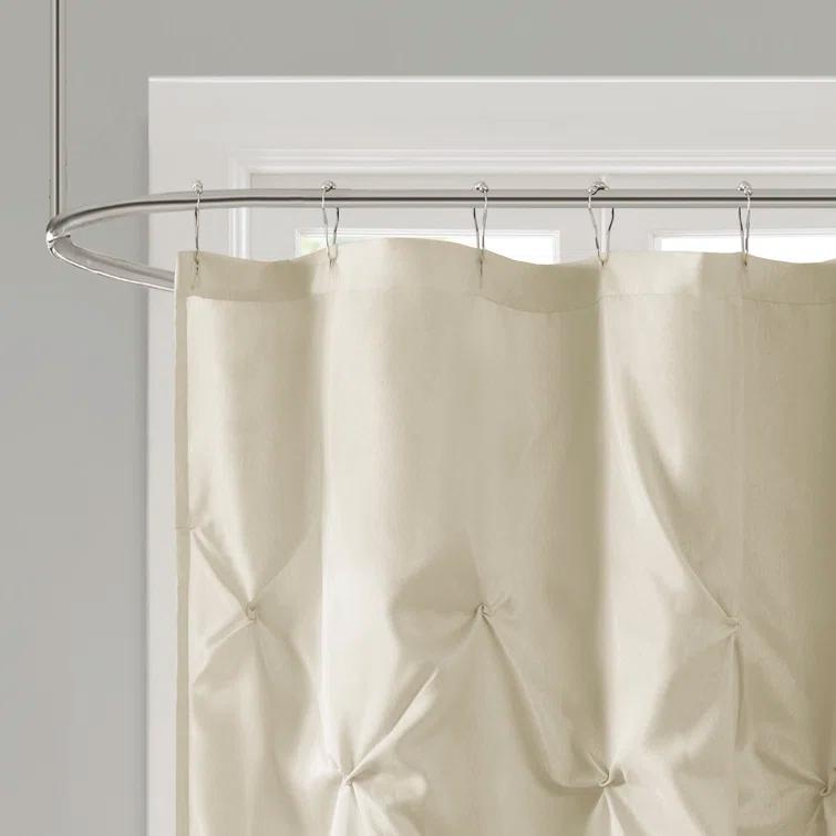 Madison Park Laurel Solid Color Single Shower Curtain