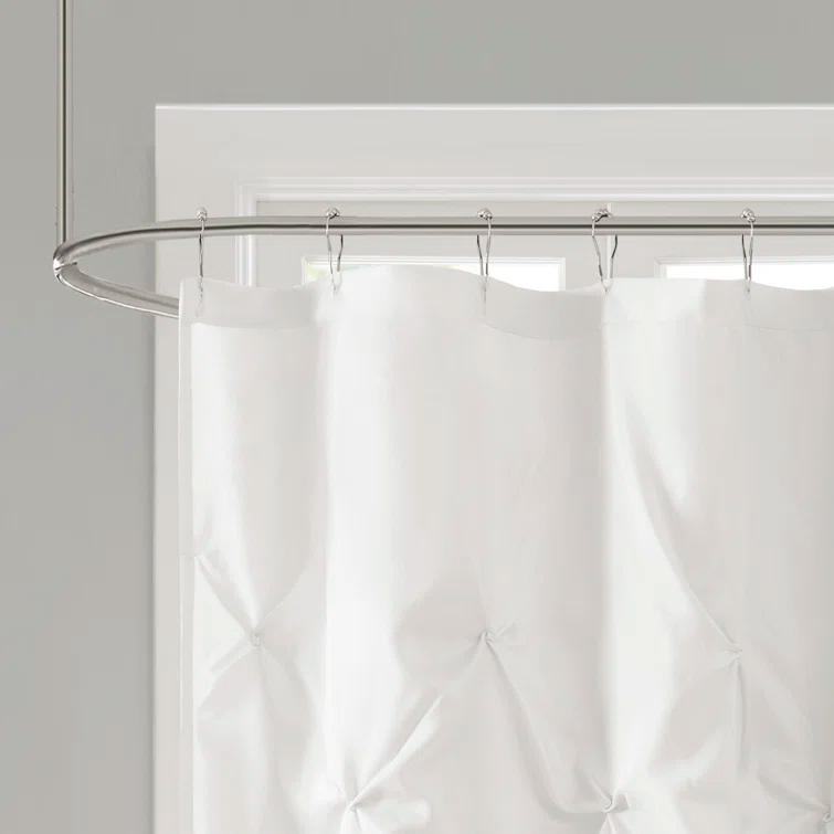 Madison Park Laurel Tufted Semi-Sheer Shower Curtain