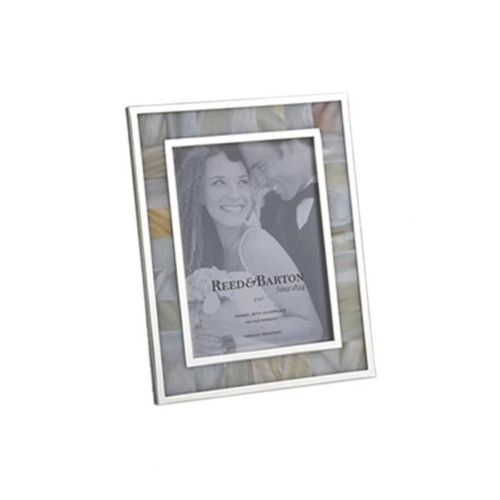Reed & Barton Plated Giftware Mother of Pearl Single Picture Frame