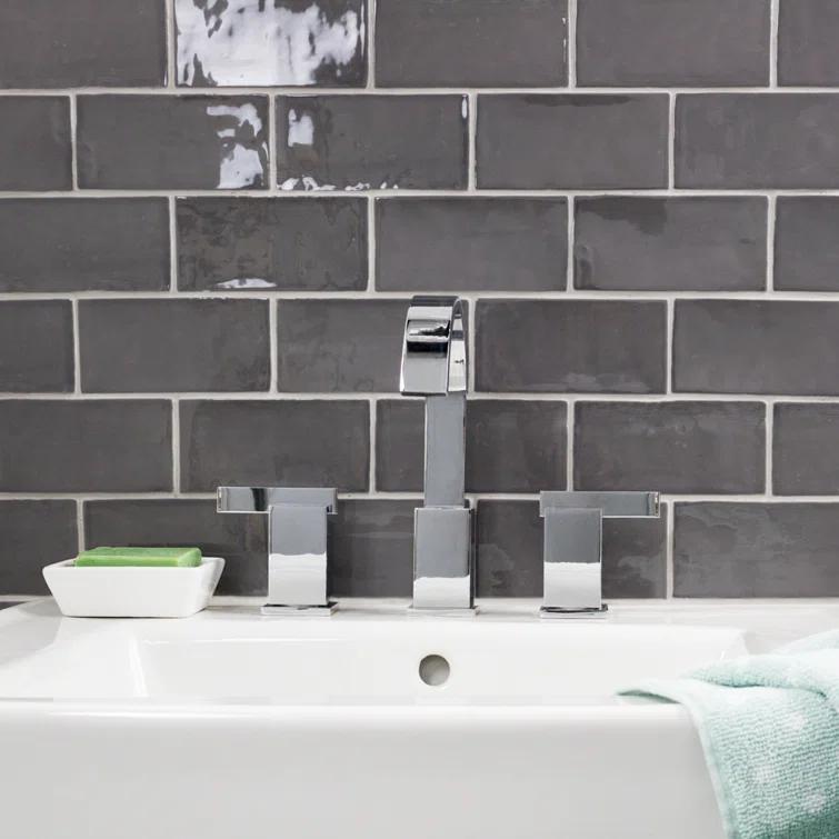 Barcelona 3x6 Blanco Polished Ceramic Subway Wall Tile (5.38 Sq. Ft. / Case)
