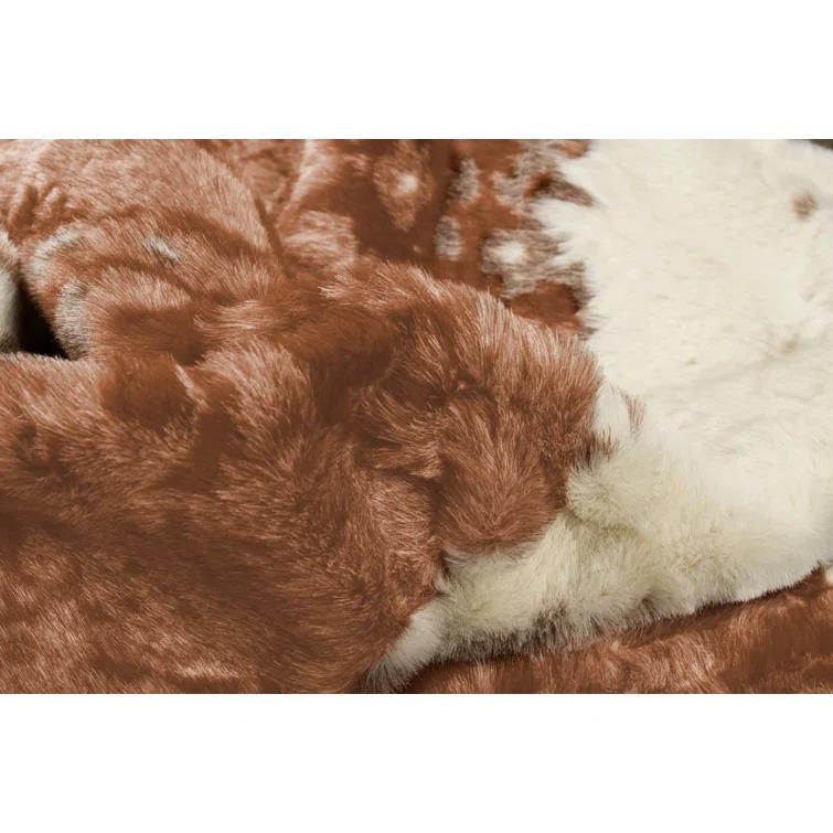 Middletown Power Loom Brown/White Rug