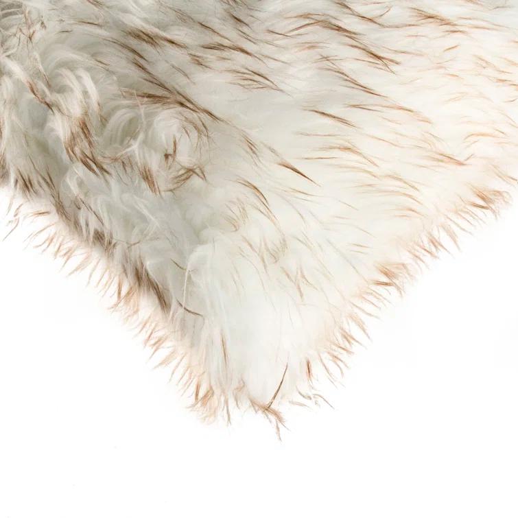 Belton Animal Print Faux Fur Throw Pillow (Set of 2)