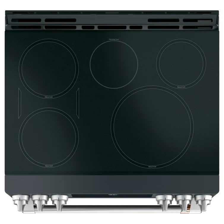 Café Smart Appliances Induction 30" 5.7 cu. ft. Slide-in Electric Range