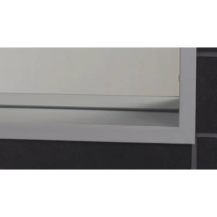 M Series Recessed Framed Medicine Cabinet with 3 Adjustable Shelves and LED Lighting