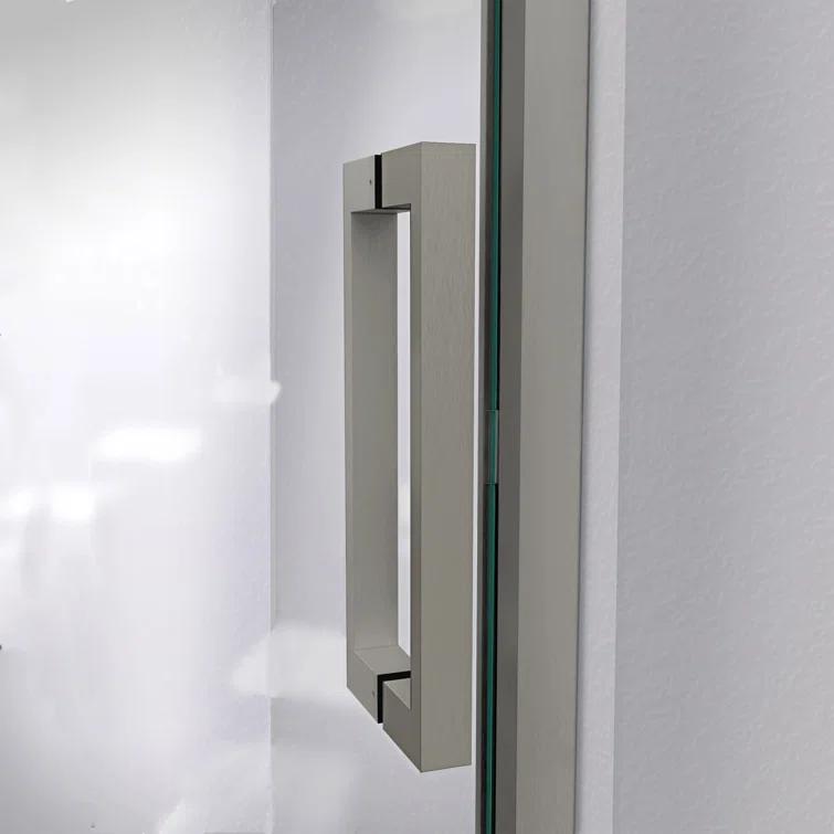 Mirage-Z 56'' W x 58" H Single Sliding Frameless Tub Door with ClearMax™ Technology