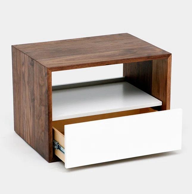 THN 24'' W Solid Wood Nightstand