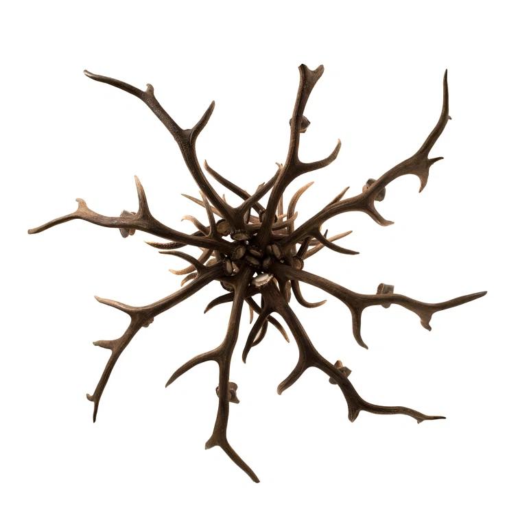 Rustic Lodge 8 - Light Antler Classic / Traditional Chandelier