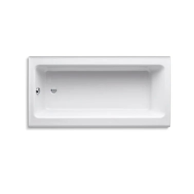Bellwether® 60" x 30.25" Alcove Soaking Cast Iron Bathtub
