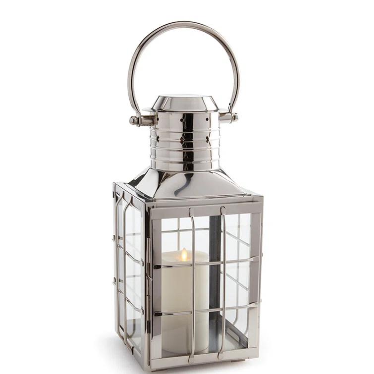 Maritime Stainless Steel Outdoor Lantern Candleholders