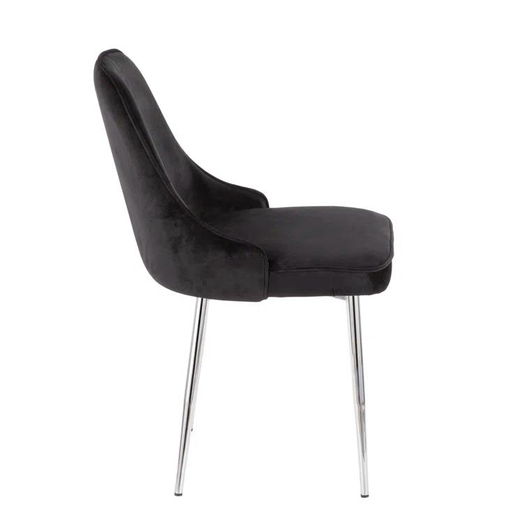 Stanca 20'' H Velvet Upholstered Side Chair