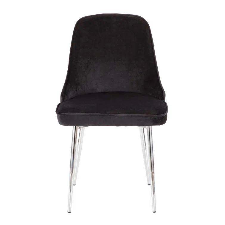 Stanca 20'' H Velvet Upholstered Side Chair