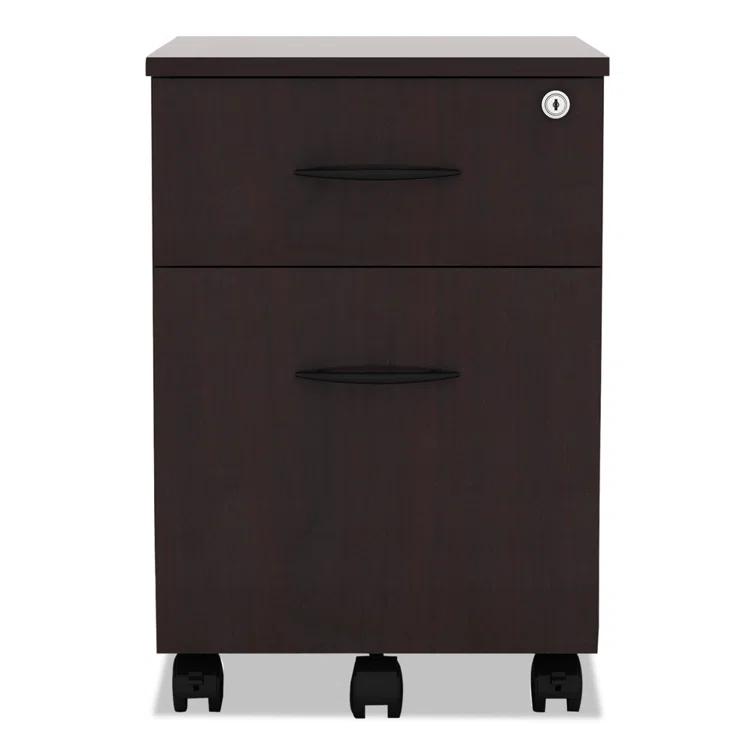 Alera 15.88'' Wide 2 -Drawer Mobile File Cabinet