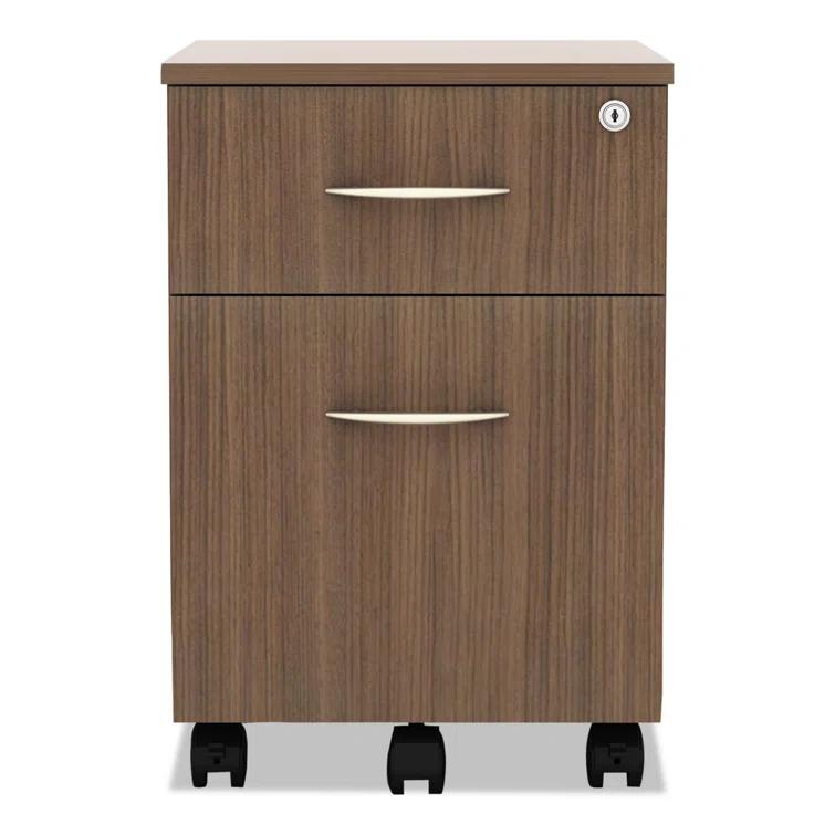 Alera 15.88'' Wide 2 -Drawer Mobile File Cabinet