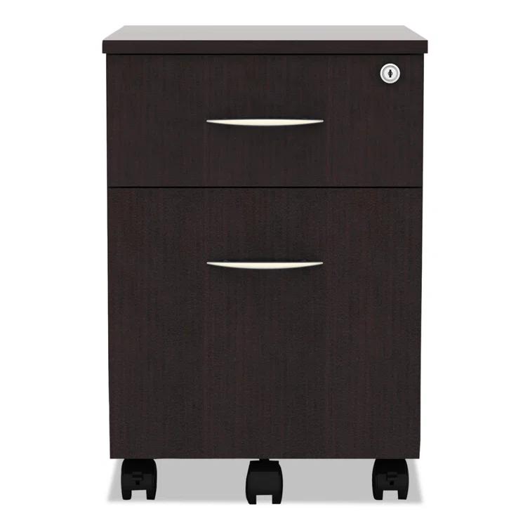 Alera 15.88'' Wide 2 -Drawer Mobile File Cabinet