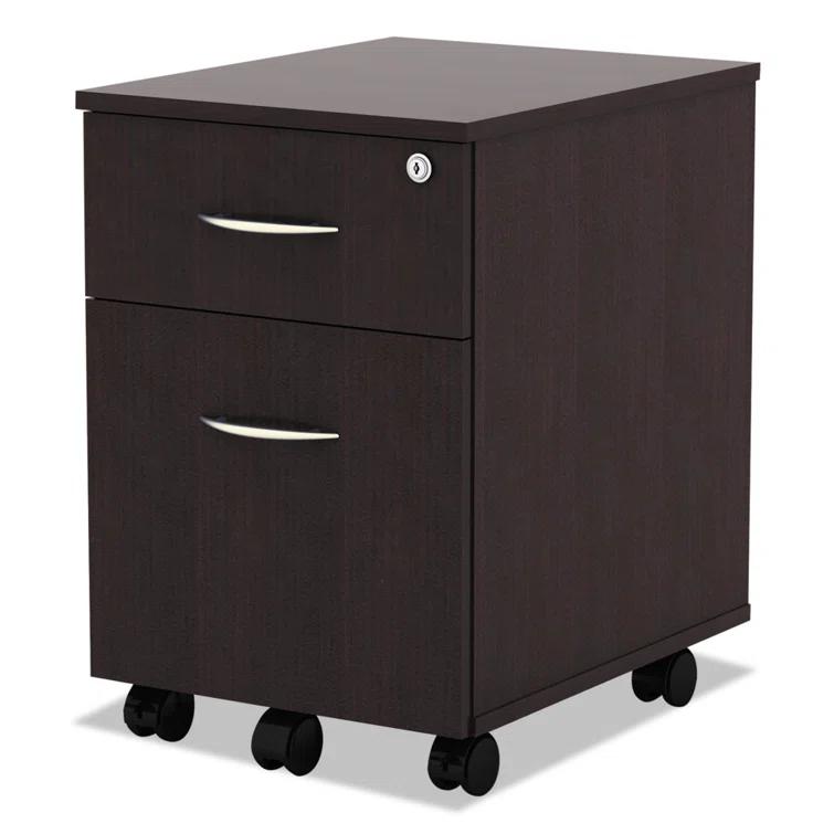 Alera 15.88'' Wide 2 -Drawer Mobile File Cabinet