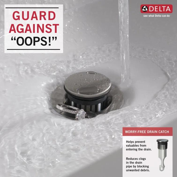 Mylan Single Hole Bathroom Faucet with Drain Assembly, Single Handle Bathroom Sink Faucet