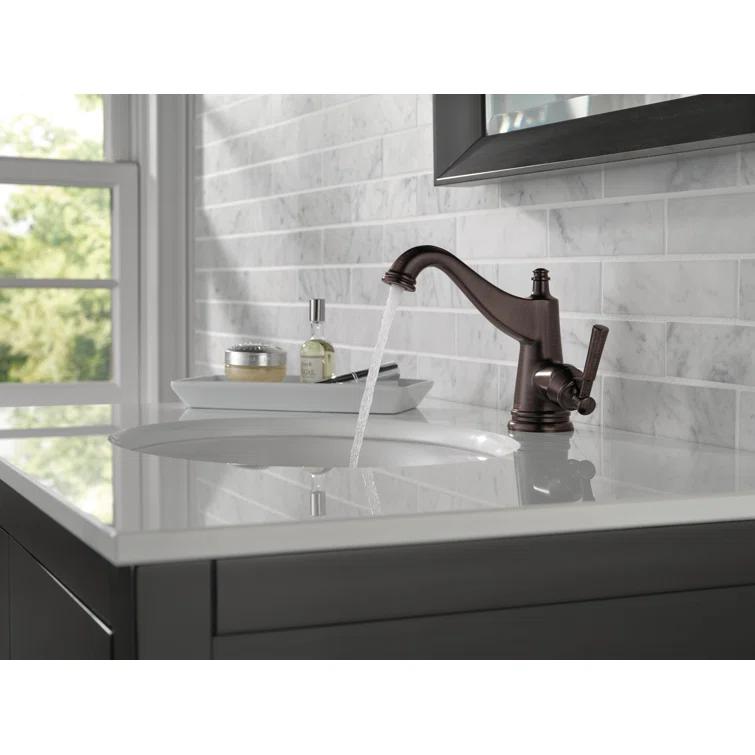 Mylan Single Hole Bathroom Faucet with Drain Assembly, Single Handle Bathroom Sink Faucet