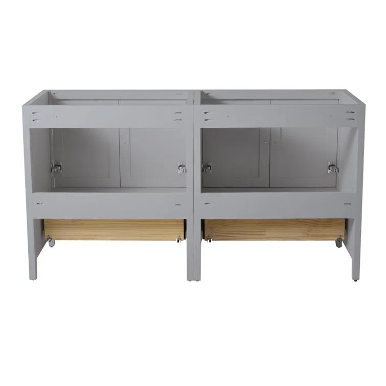 Fresca Oxford 59" Free-Standing Double Sink Bathroom Vanity Base Only