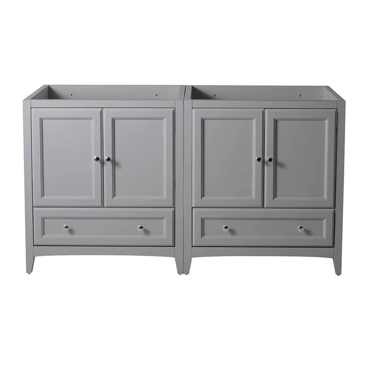 Fresca Oxford 59" Free-Standing Double Sink Bathroom Vanity Base Only