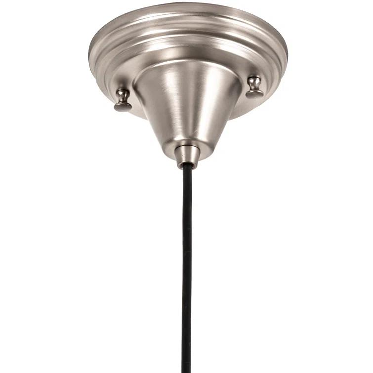Metro Fusion 1 - Light Black/Silver Unique/Statement Pendant
