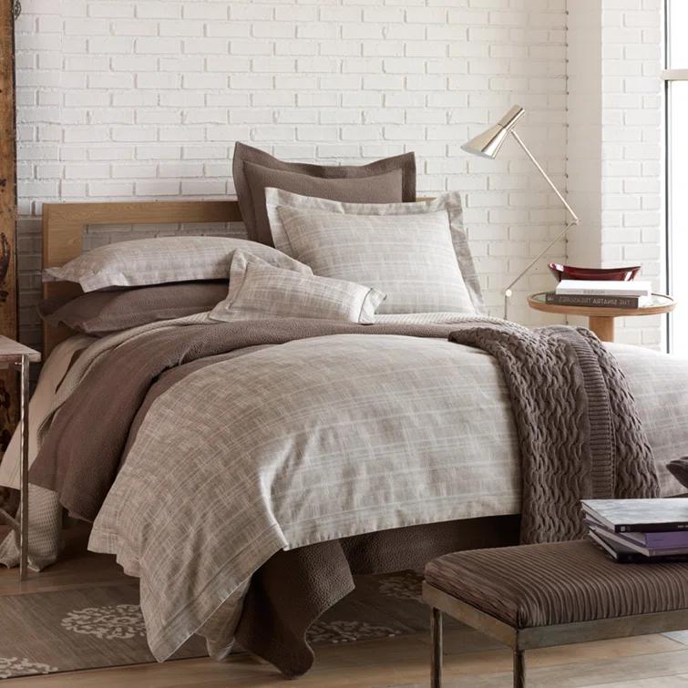 King Linen Jacquard Cotton Patterned Duvet Cover