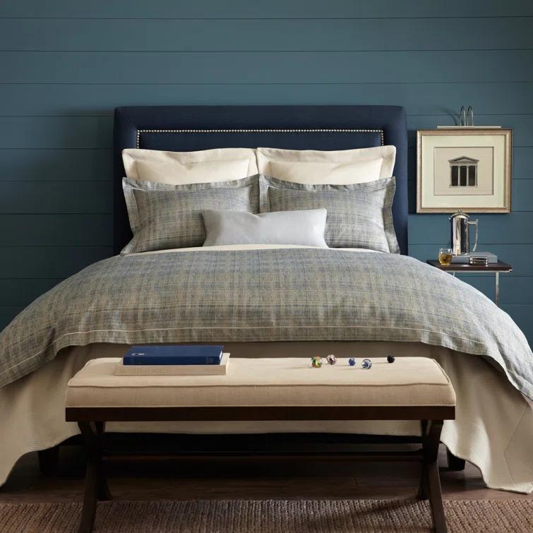 Peacock Alley Biagio Standard Cotton Reversible Modern & Contemporary Duvet Cover