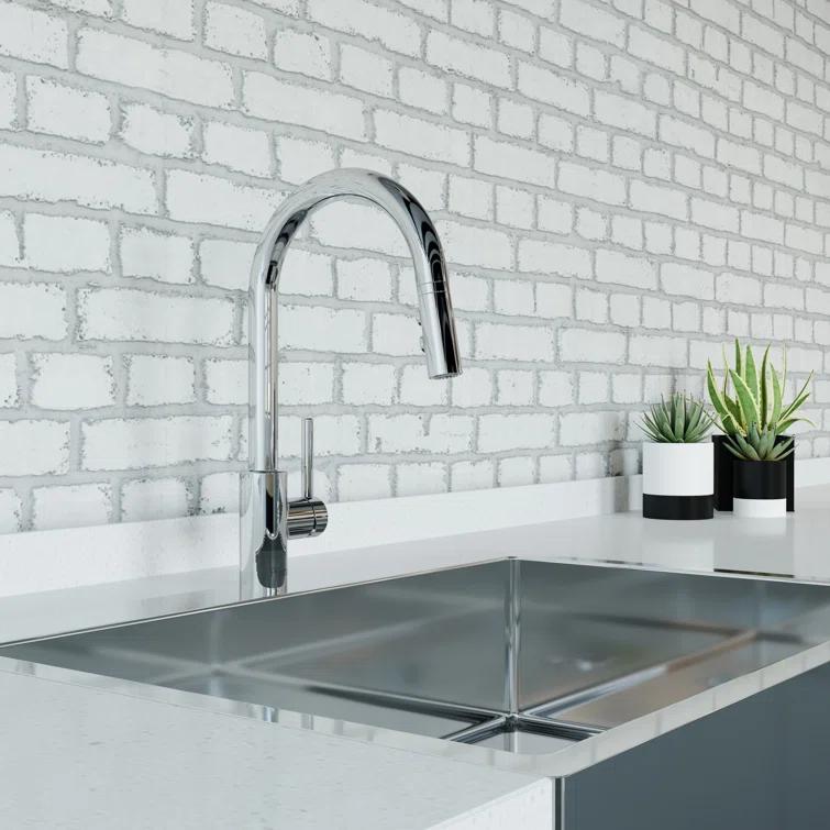 Stellen Pull Down Single Handle Kitchen Faucet