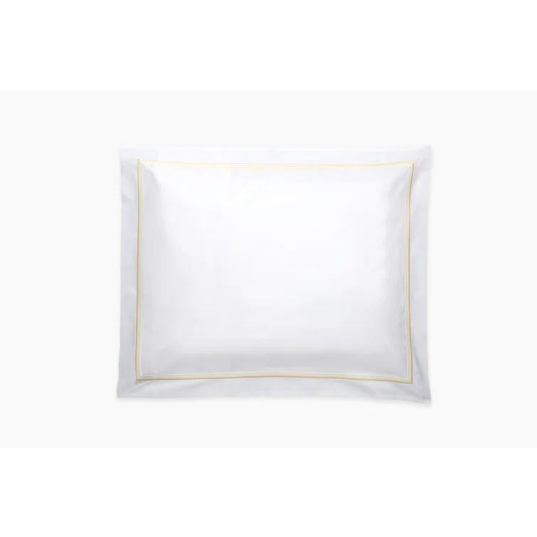 King Champagne Cotton Embroidered Percale Duvet Cover Set