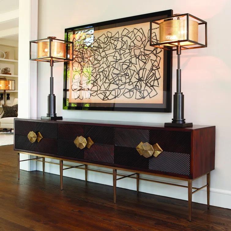 Global Views Double Shade Lamp