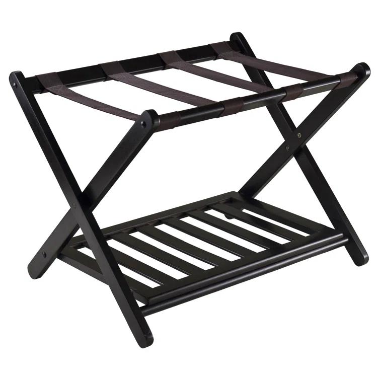 Folding Wood Luggage Rack