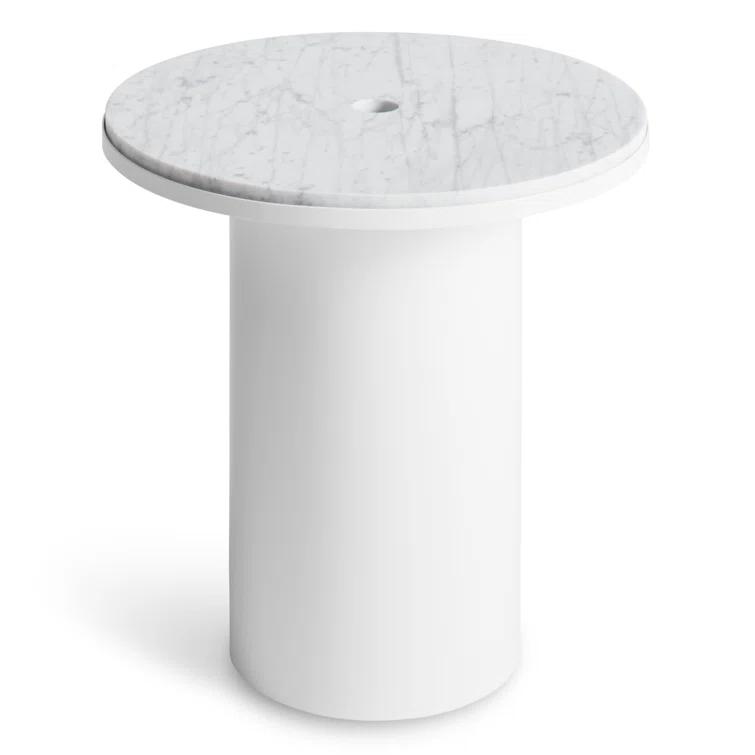 Plateau Marble Top End Table
