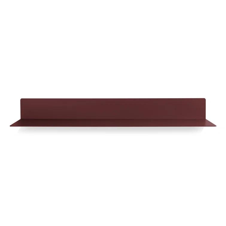 Minimalist Putty Steel Welf Large Wall Shelf, 40" W