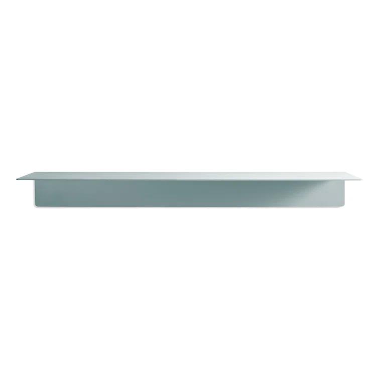 Minimalist Putty Steel Welf Large Wall Shelf, 40" W