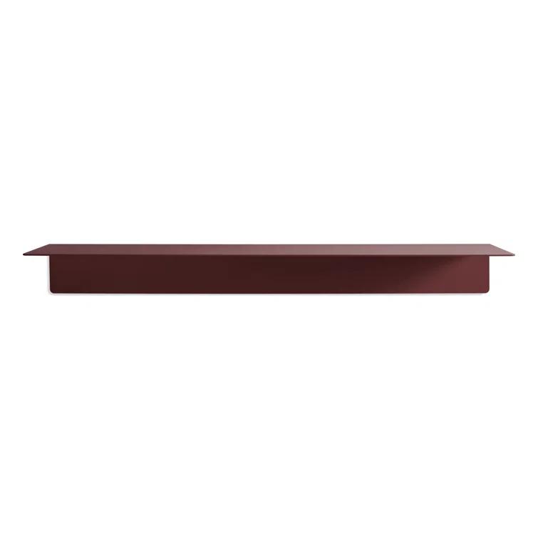 Minimalist Putty Steel Welf Large Wall Shelf, 40" W